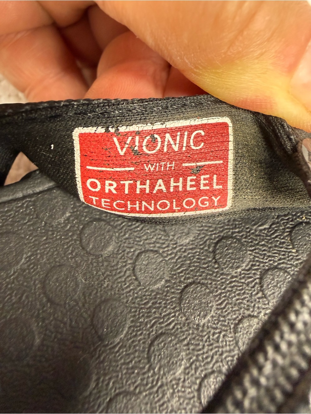 Vionic Tide II Black Patent Orthotic Thong Sandals Women’s Size 9 - Picture 9 of 10